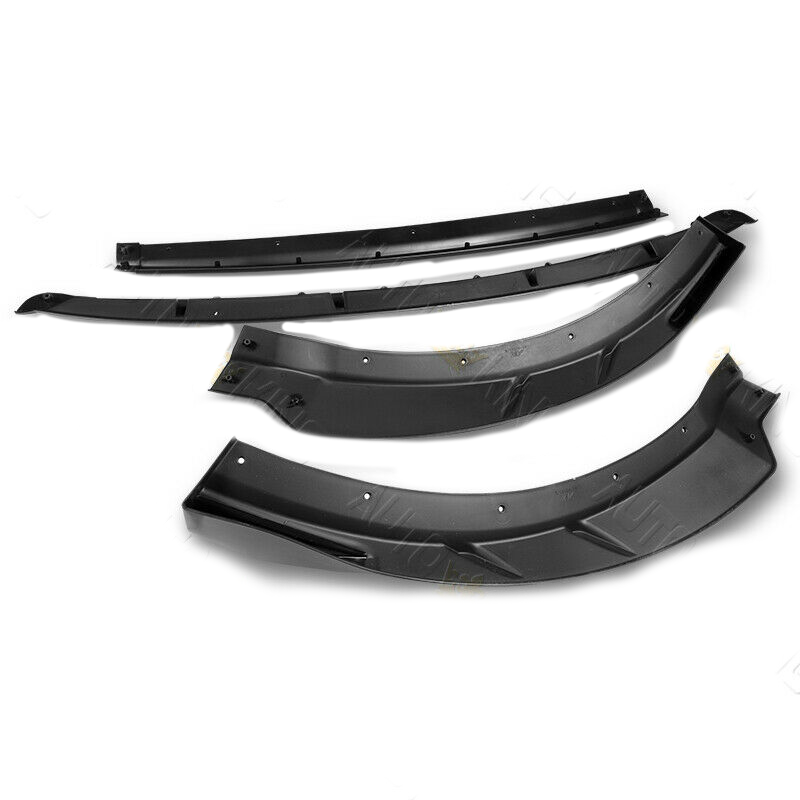 2015 - 24 Charger SRT Track Package v2 Splitter Lip - Matte Black