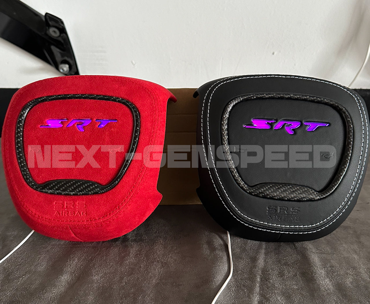 Dodge Charger/Challenger SRT RGB LED Customizable Steering Wheel Airbag Cover