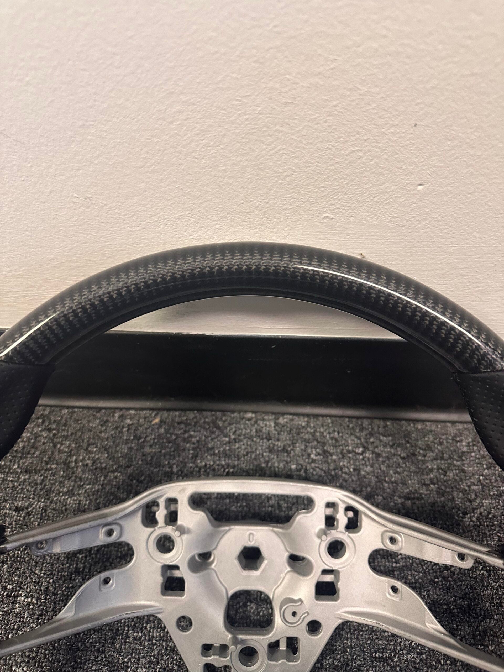 2023 - 24 Mustang S650 Carbon Fiber Steering Wheel (In Stock)