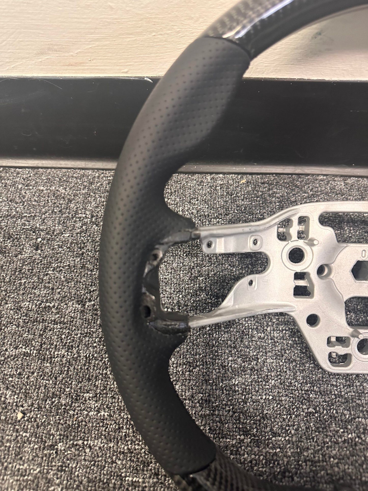 2023 - 24 Mustang S650 Carbon Fiber Steering Wheel (In Stock)