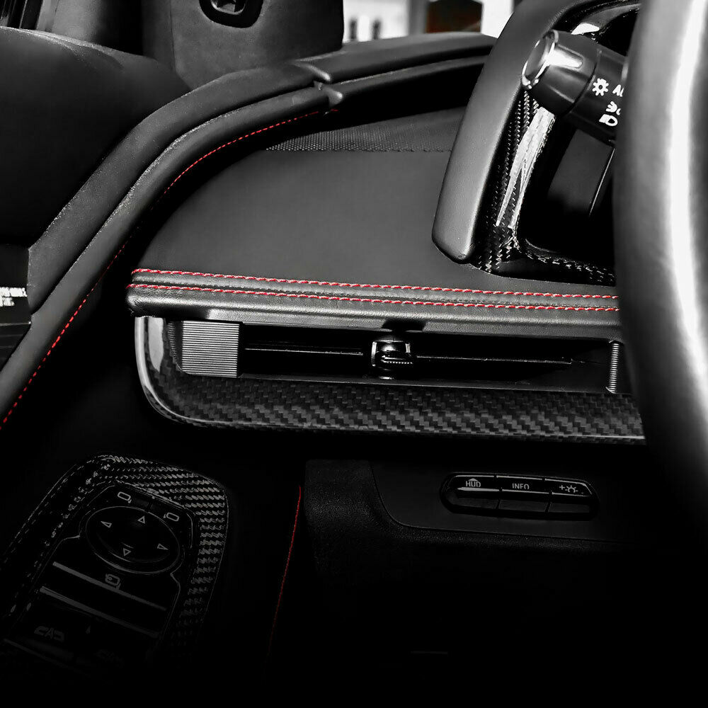 C8 Corvette Carbon Fiber Interior Dash Trim Kit 3PC - (Black / Red / Blue / Forged) | Stingray / Z06 / E-Ray