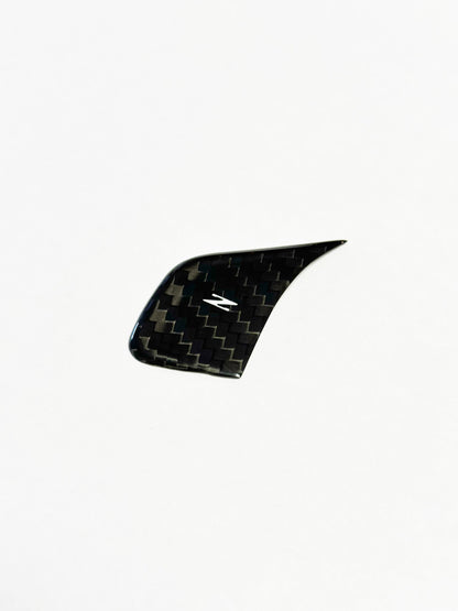 C8 Corvette Carbon Fiber Z Button Steering Wheel Button Cover | Next-Gen Carbon