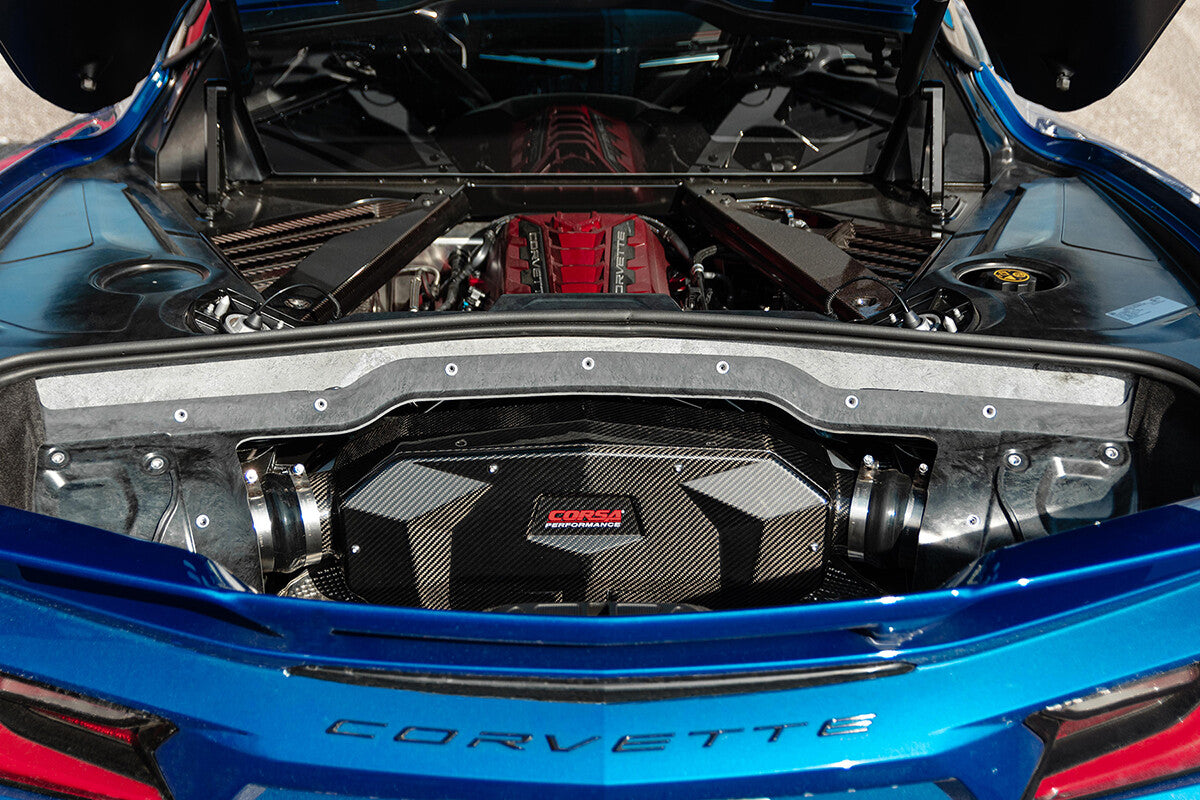 C8 Corvette Stingray Corsa Carbon Fiber Air Intake 6.2L | 44003D