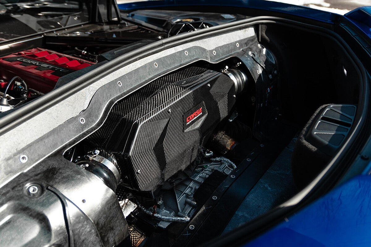 C8 Corvette Stingray Corsa Carbon Fiber Air Intake 6.2L | 44003D