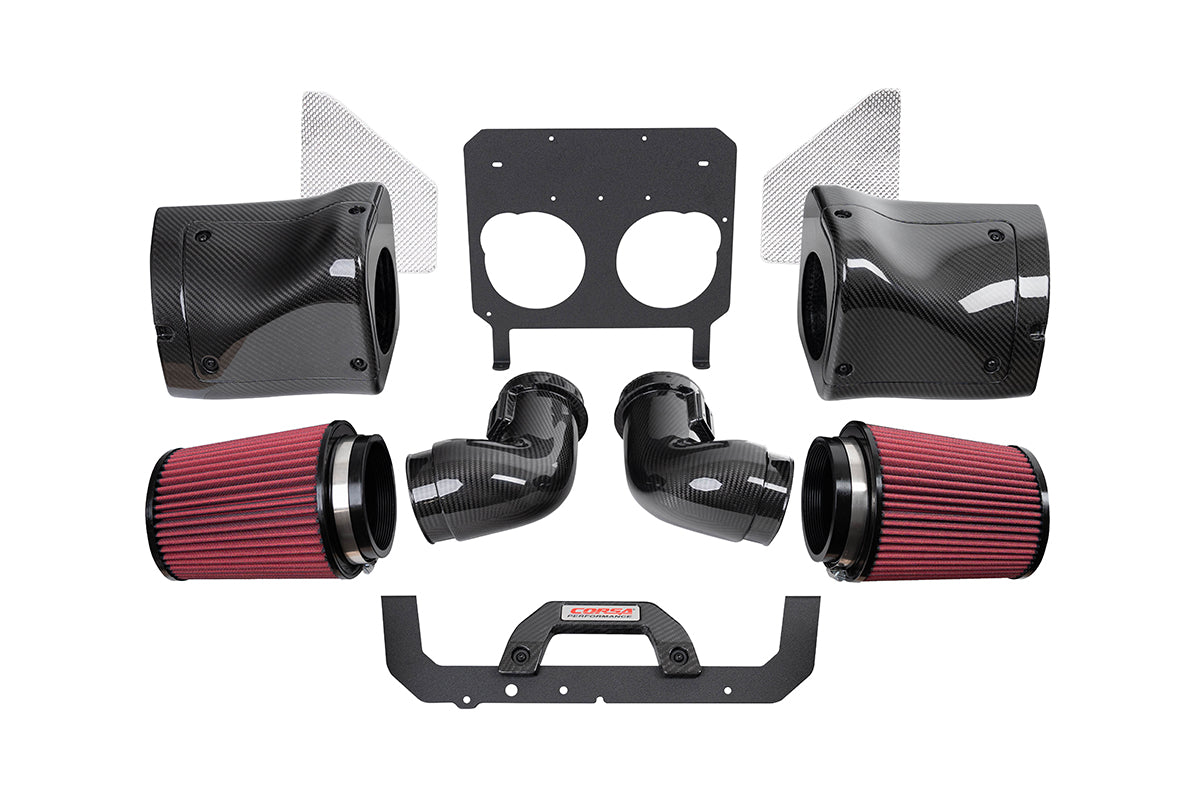 C8 Corvette Z06 Corsa Carbon Fiber Air Intake 5.5L | 44012D