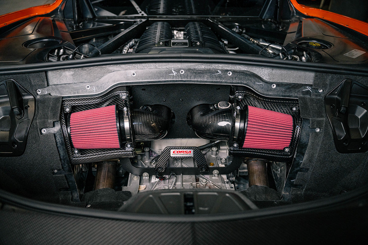C8 Corvette Z06 Corsa Carbon Fiber Air Intake 5.5L | 44012D