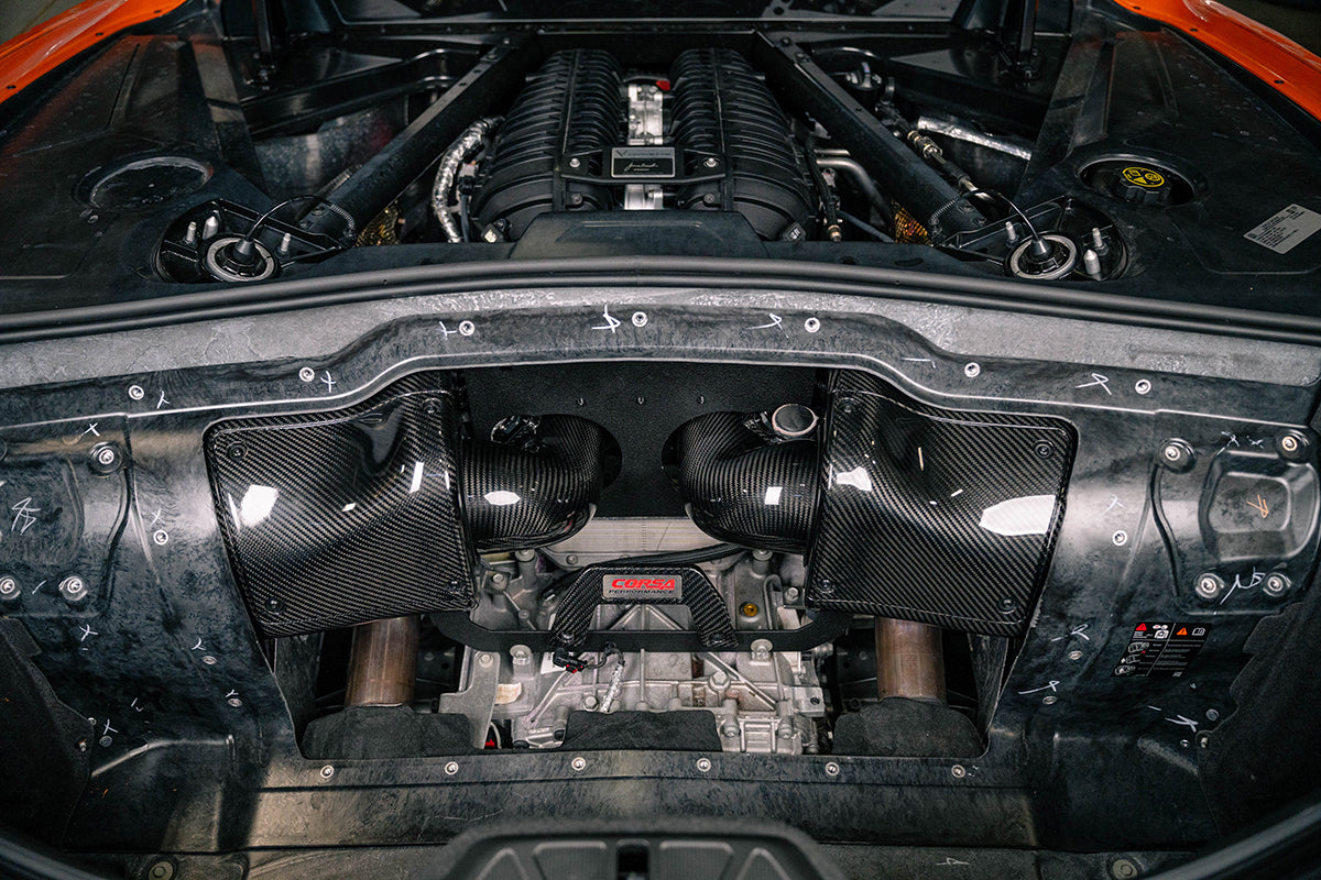 C8 Corvette Z06 Corsa Carbon Fiber Air Intake 5.5L | 44012D
