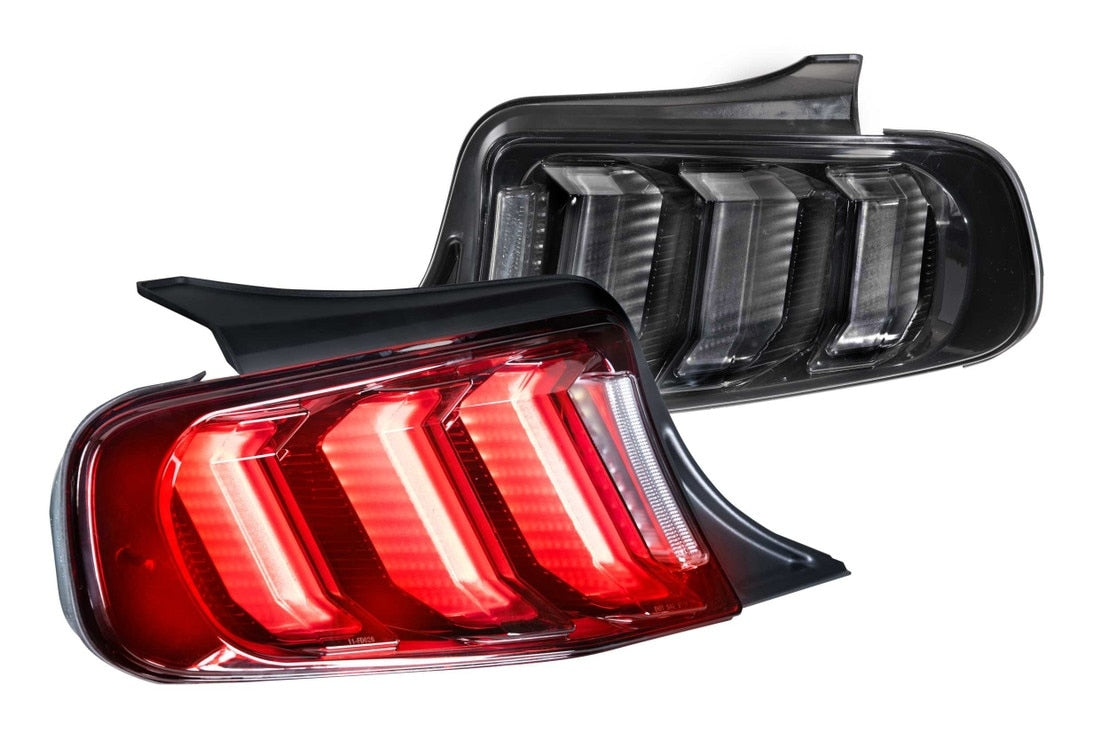 2013 - 14 Mustang Facelift Morimoto XB LED Tail Lights (Smoked/Red)