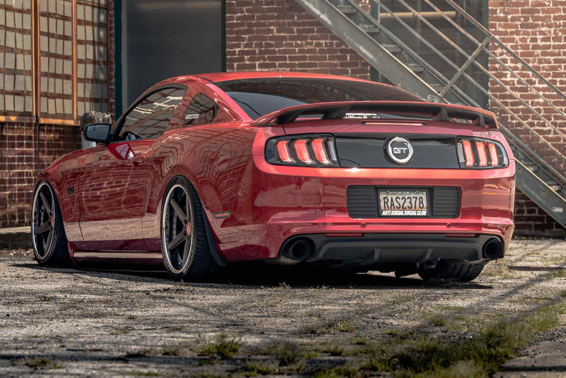 2010 - 12 Mustang Facelift XB LED Tail Lights ( Smoked / Red )