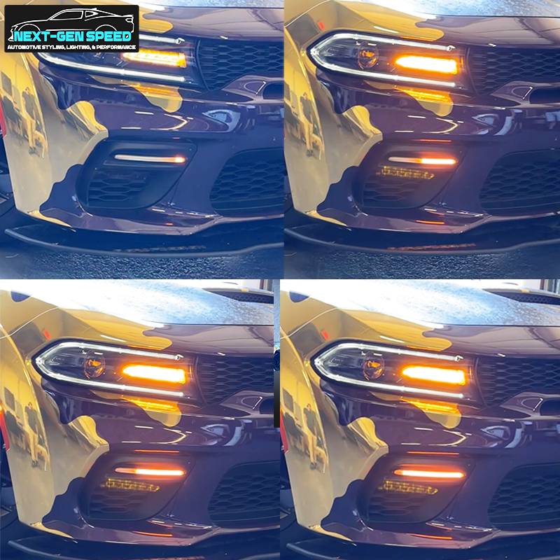 Dodge Charger / Chrysler 300 Front LED DRL Fog Lights