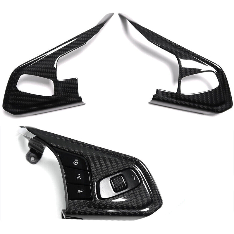 C8 Corvette Carbon Fiber Full Steering Wheel Trim Covers