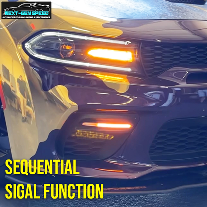 Dodge Charger / Chrysler 300 Front LED DRL Fog Lights