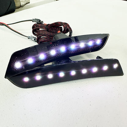 2016 - 24 Camaro Smoked LED RGB/Flow Side Marker Lights | Color Changing