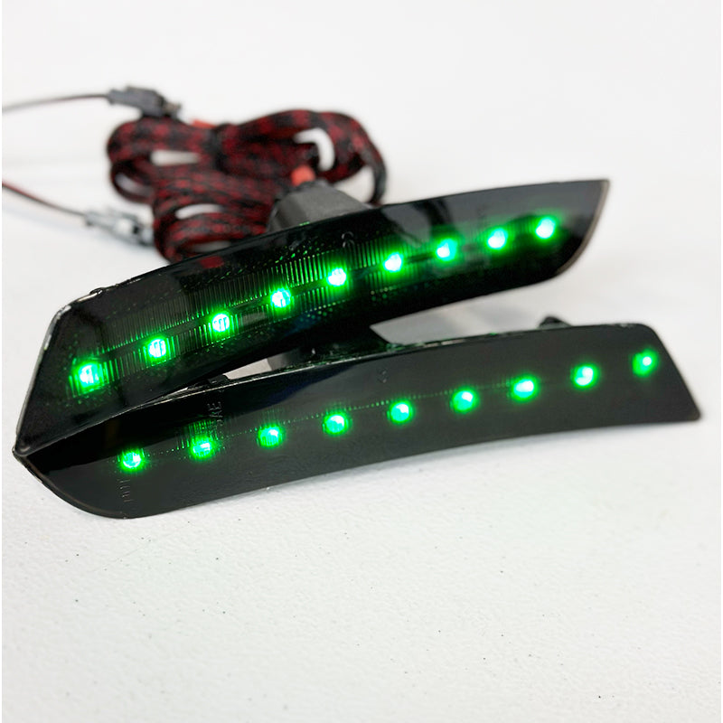 2016 - 24 Camaro Smoked LED RGB/Flow Side Marker Lights | Color Changing