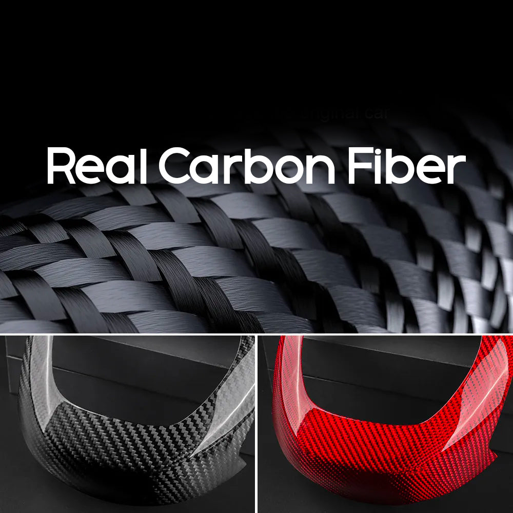 2015-24 Dodge Carbon Fiber Center Steering Wheel Surround Charger / Challenger / Durango Carbon Fiber  | Next-Gen Carbon