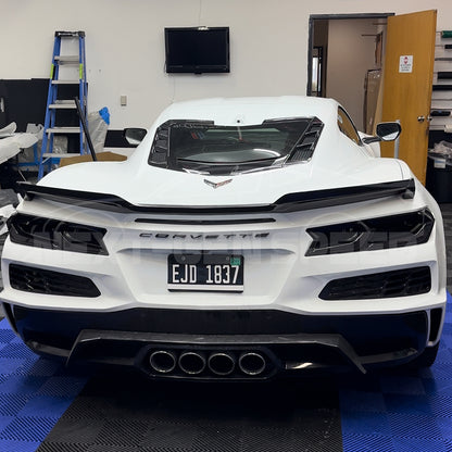 C8 Corvette Z06 Extended Carbon Fiber Rear Wing Spoiler | Next-Gen Carbon
