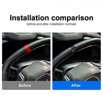 C8 Corvette Steering Wheel Carbon Fiber Top Strip Trim Cover | Next-Gen Carbon
