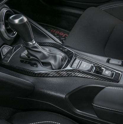 2016 - 24 Camaro Carbon Fiber Shifter Gearbox Trim Cover | Carbon Fiber / Colored