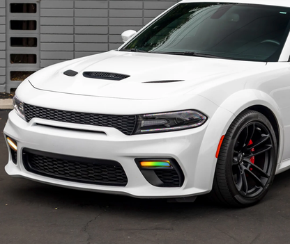 Dodge Charger Widebody Flow RGB DRL Fog Light Trim Covers image 5