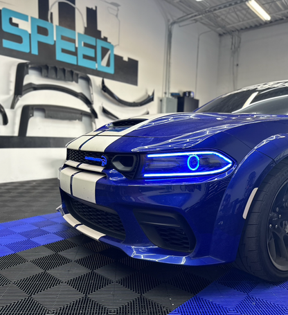 2015 - 24 Dodge Charger Pre-Built RGB Color Changing Headlights | Next-Gen Flow image 3