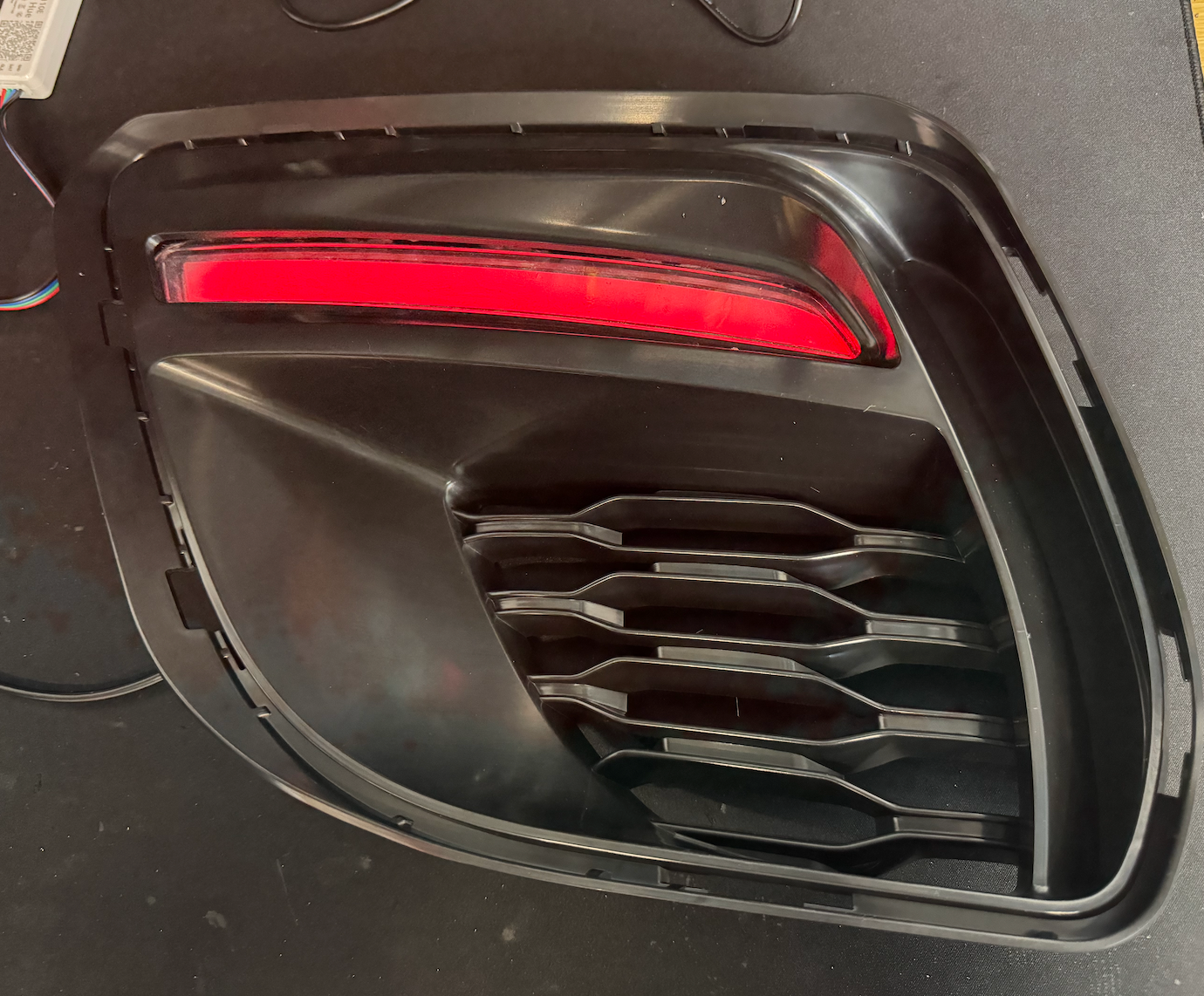 Dodge Charger Widebody Flow RGB DRL Fog Light Trim Covers image 13