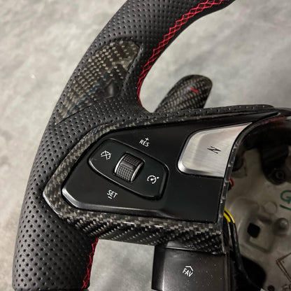 C8 Corvette Carbon Fiber Steering Wheel (Complete/Heated) - Customizable | Stingray / Z06 / E-Ray