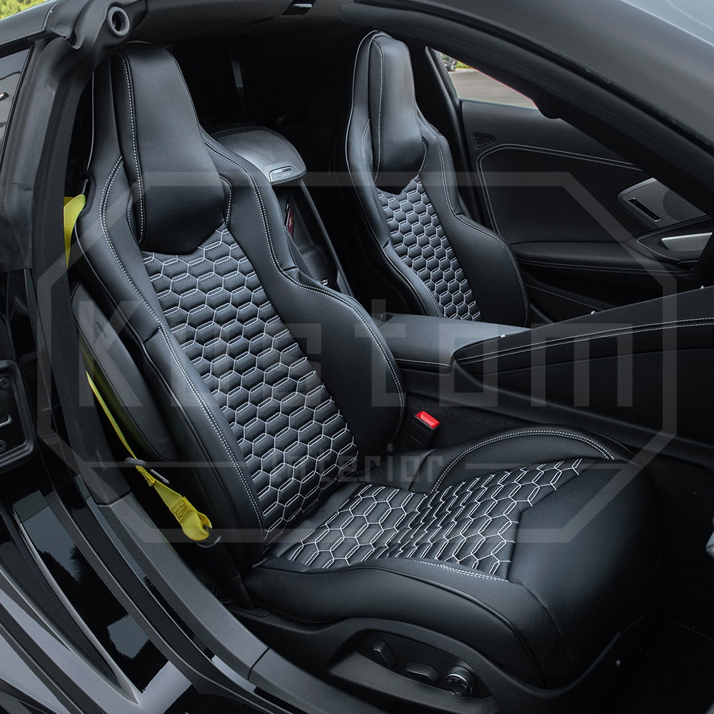 C8 Corvette GT1 Custom Leather Seat Covers