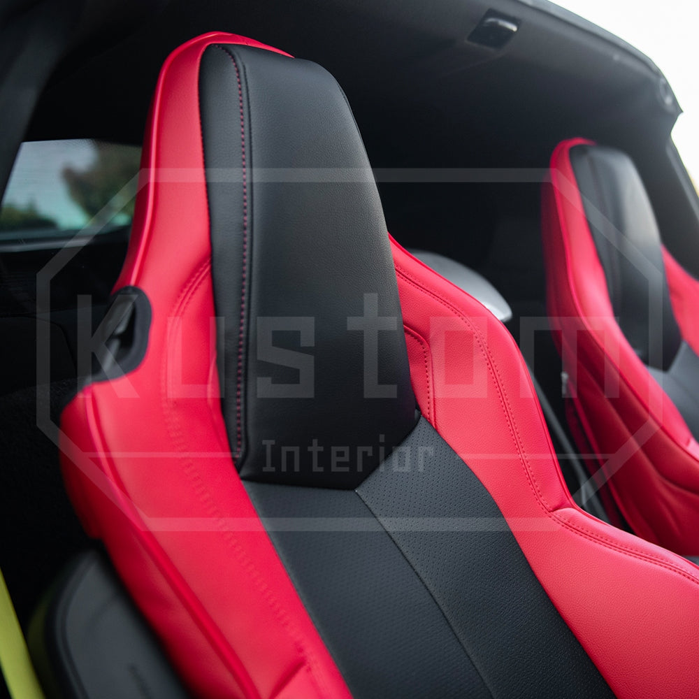 C8 Corvette GT1 Custom Leather Seat Covers