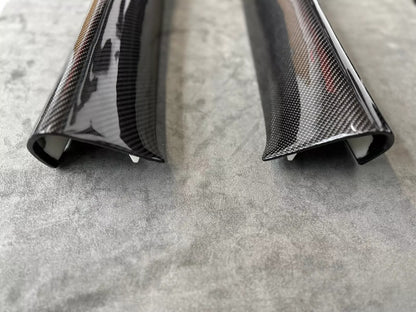 C8 Corvette Carbon Fiber Interior Windshield A-Pillar Replacements | Next-Gen Carbon