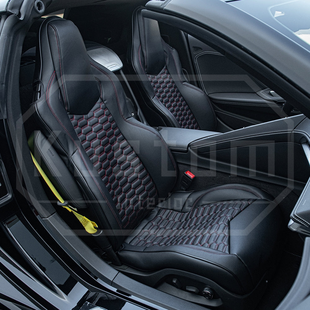 C8 Corvette GT1 Custom Leather Seat Covers