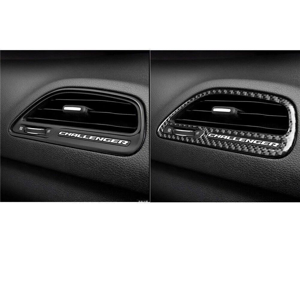 2015+ Dodge Challenger Carbon Fiber Passenger Air Vent Surround
