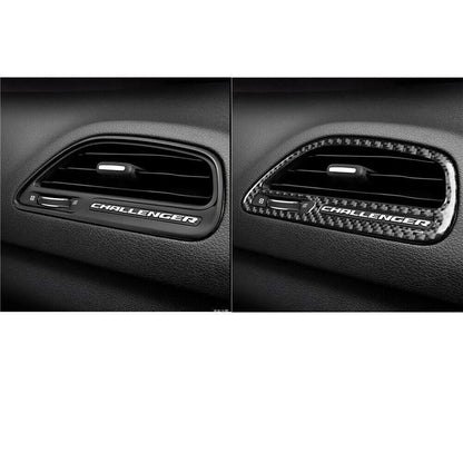 2015+ Dodge Challenger Carbon Fiber Passenger Air Vent Surround