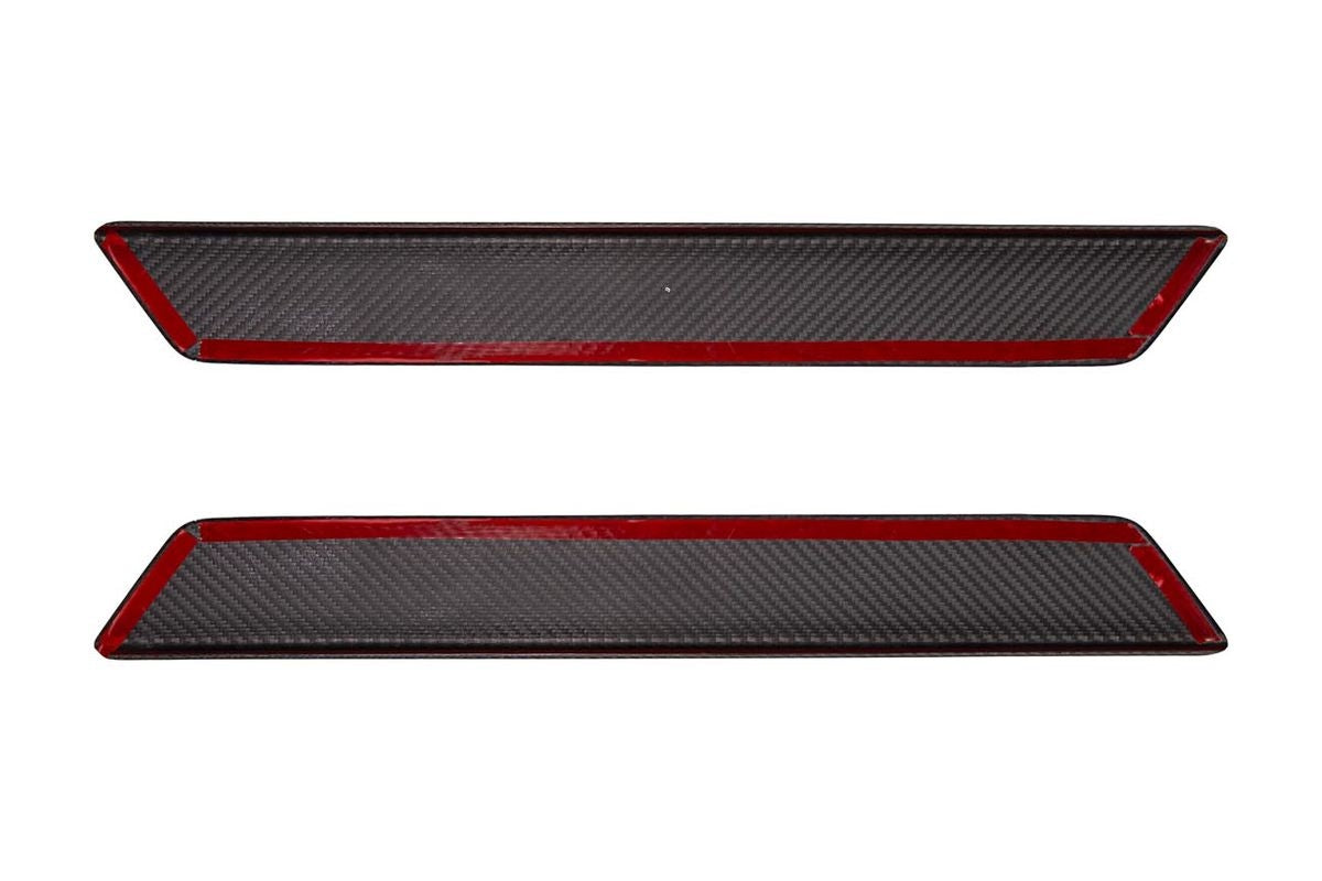 C8 Corvette Carbon Fiber Door Sill Covers | Next-Gen Carbon