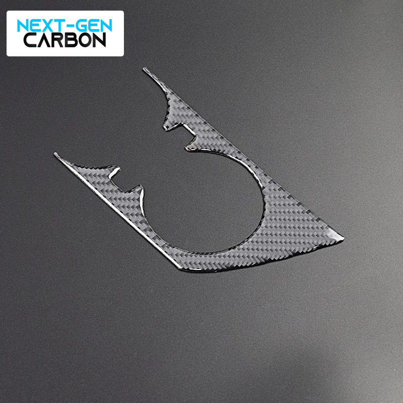 2016 - 24 Camaro Real Carbon Fiber Center Console Overlay Cover | Black / Red Carbon