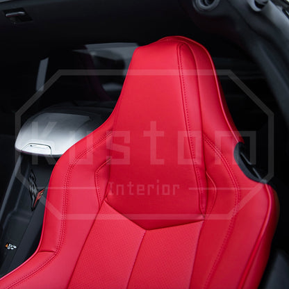 C8 Corvette GT1 Custom Leather Seat Covers