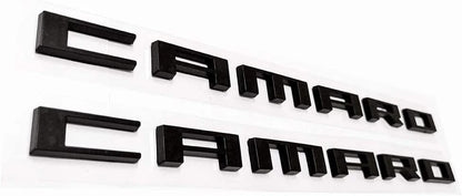 2010 - 24 Camaro Blacked Out Fender Side Emblem Badge