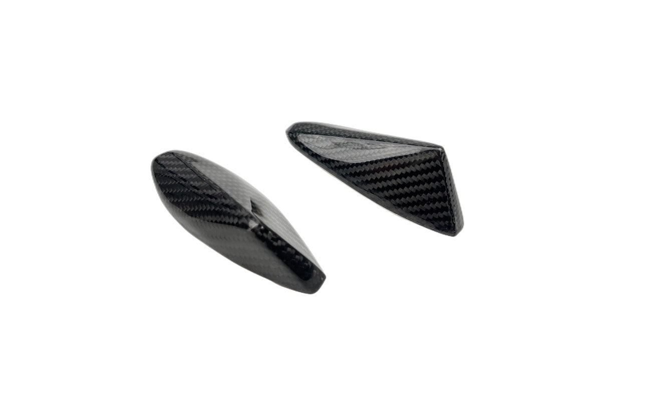 C8 Corvette Stingray Spoiler Hole Fin Covers image 0