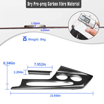 2026+ C8 Corvette Carbon Fiber Center Console Trim Cover Kit image 7