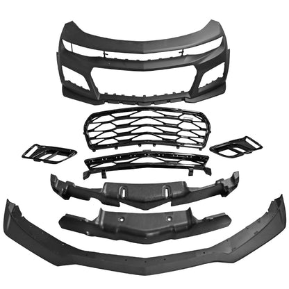 2019 - 24 Camaro 1LE Style Front Bumper Conversion Kit image 3