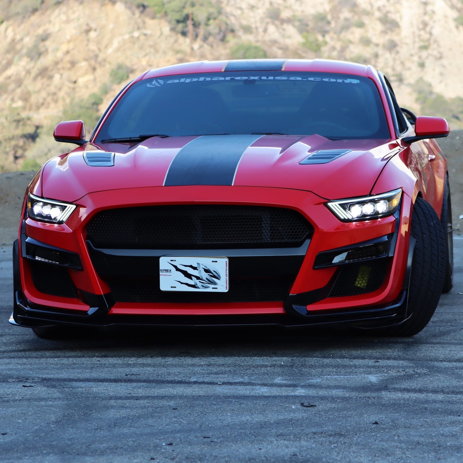 2015 - 20 Mustang / Shelby GT350 GT500 NOVA-Series LED Projector Headlights