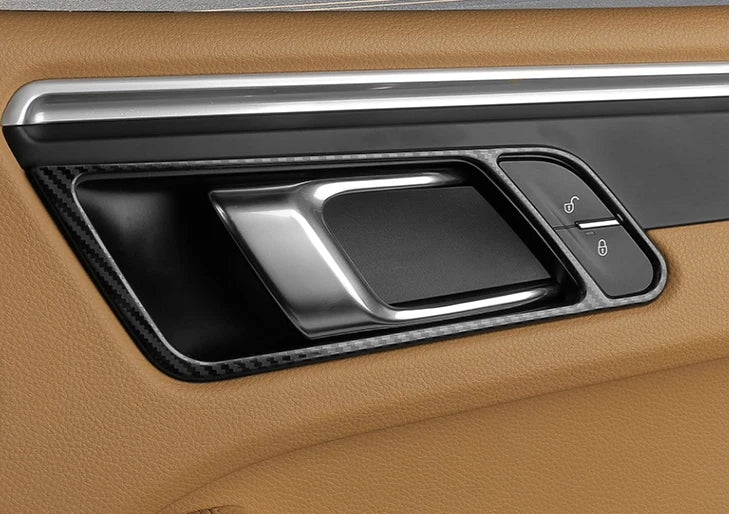 2014 - 21 Porsche Macan Carbon Fiber Interior Door Handle Trim