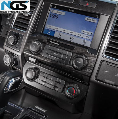 2016 - 24 Ford F-150 Radio Trim Frame Cover (5 Finishes)