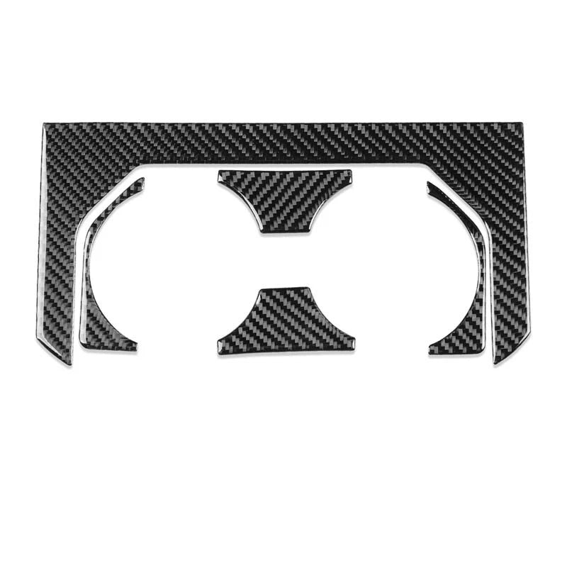 2015 - 20 Ford F150 Carbon Fiber Rear Cup Holder Trim Overlay | Next-Gen Carbon