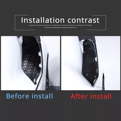 C8 Corvette Stingray Side Intake Mesh Grille Guards (Metal)