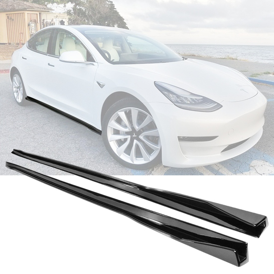 2017 - 24 Tesla Model 3 IKON Style Side Skirts