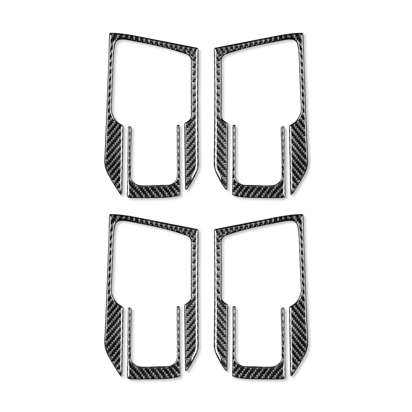 2016 - 18 Dodge Ram Carbon Fiber Interior Door Panel Trim Kit | Next-Gen Carbon