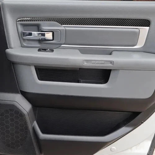 2016 - 18 Dodge Ram Carbon Fiber Interior Door Panel Trim | Next-Gen Carbon