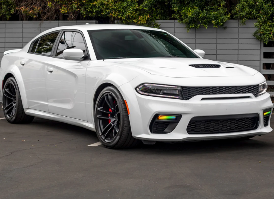 Dodge Charger Widebody Flow RGB DRL Fog Light Trim Covers image 4