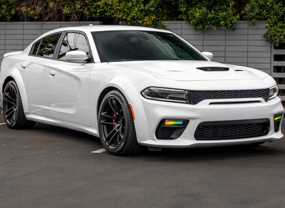 Dodge Charger Widebody Flow RGB DRL Fog Light Trim Covers image 4