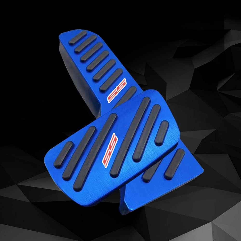 2016 - 24 Camaro Aluminum Gas and Brake Pedal Covers with SS Emblem | Next-Gen Speed